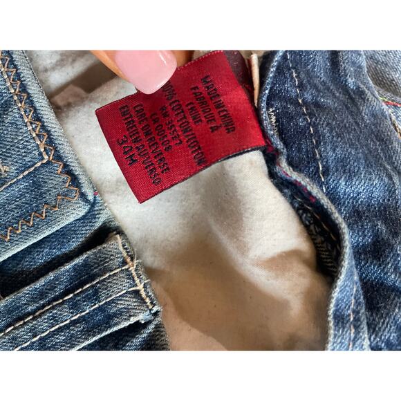 Vtg Marithé + François Girbaud Baggy Men's Jeans Streetwear Barrel Distressed 34 - Picture 6 of 12